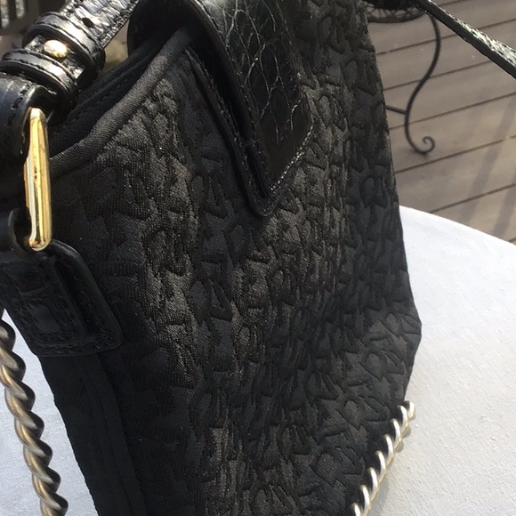 DKNY JACQUARD LOGO PRINT CROSSBODY BAG - Picture 5 of 9